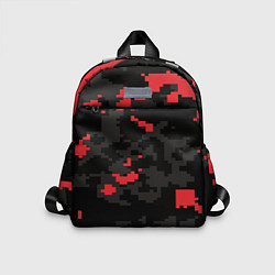 Детский рюкзак Камуфляжная текстура милитари, цвет: 3D-принт