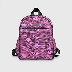 Детский рюкзак Розовый камуфляж текстура, цвет: 3D-принт