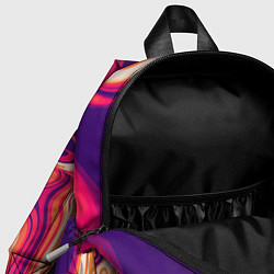 Детский рюкзак Абстракция кислотно мраморный фон, цвет: 3D-принт — фото 2