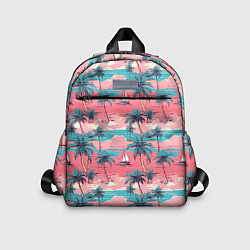 Детский рюкзак Летний закат на море паттерн-текстура, цвет: 3D-принт