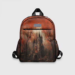 Детский рюкзак Замок в осеннем лесу, цвет: 3D-принт