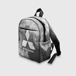 Детский рюкзак Mitsubishi - grey gradient, цвет: 3D-принт — фото 2
