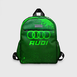 Детский рюкзак Audi - green gradient, цвет: 3D-принт