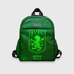 Детский рюкзак Aston Villa - green gradient, цвет: 3D-принт