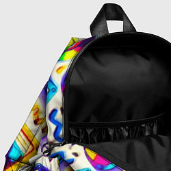 Детский рюкзак Добро пожаловать в 90-е: Эра яркости и стиля, цвет: 3D-принт — фото 2