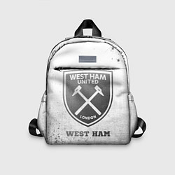 Детский рюкзак West Ham - white gradient, цвет: 3D-принт