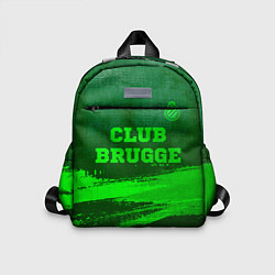 Детский рюкзак Club Brugge - green gradient посередине, цвет: 3D-принт