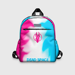 Детский рюкзак Dead Space neon gradient style по-центру