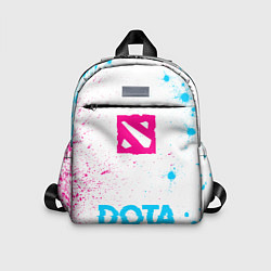 Детский рюкзак Dota neon gradient style по-центру, цвет: 3D-принт