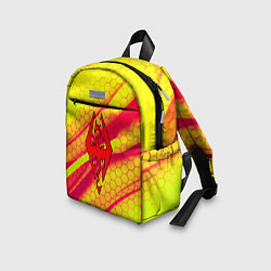 Детский рюкзак The Elder Scrolls соты текстура, цвет: 3D-принт — фото 2