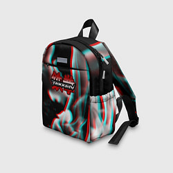 Детский рюкзак Tekken fire glitch, цвет: 3D-принт — фото 2