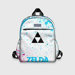 Детский рюкзак Zelda neon gradient style по-центру