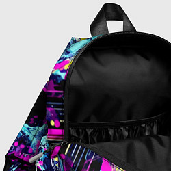 Детский рюкзак Cool skull sketch - blots, цвет: 3D-принт — фото 2