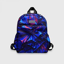 Детский рюкзак Синие абстрактные изгибы