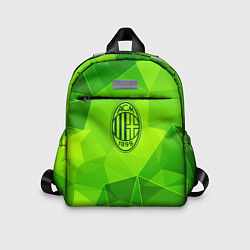 Детский рюкзак AC Milan green poly, цвет: 3D-принт