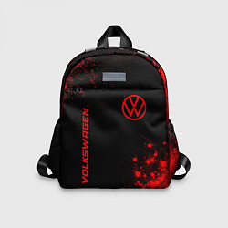 Детский рюкзак Volkswagen - red gradient вертикально, цвет: 3D-принт