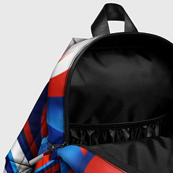 Детский рюкзак Герб России на фоне цветов флага, цвет: 3D-принт — фото 2