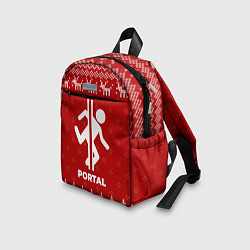 Детский рюкзак Новогодний Portal с оленями, цвет: 3D-принт — фото 2