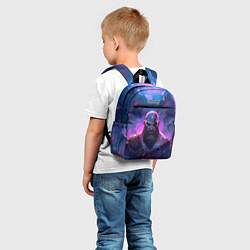 Детский рюкзак Kratos - neon rain, цвет: 3D-принт — фото 2