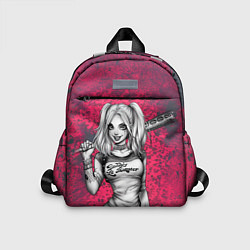 Детский рюкзак Харли Квинн с битой, цвет: 3D-принт