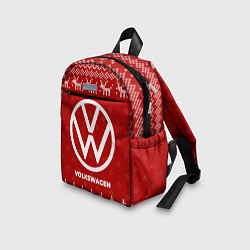 Детский рюкзак Новогодний Volkswagen с оленями, цвет: 3D-принт — фото 2