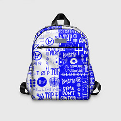 Детский рюкзак Twenty one pilots лого, цвет: 3D-принт