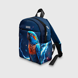 Детский рюкзак Попугай и молния, цвет: 3D-принт — фото 2