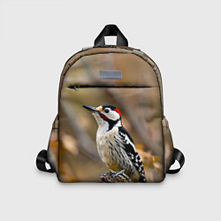 Детский рюкзак Дятел в лесу, цвет: 3D-принт