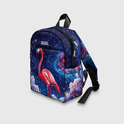 Детский рюкзак Фламиног в космосе, цвет: 3D-принт — фото 2