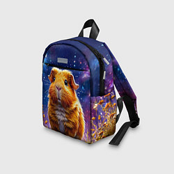 Детский рюкзак Морская свинка в космосе, цвет: 3D-принт — фото 2