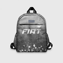 Детский рюкзак Fiat - grey gradient посередине, цвет: 3D-принт