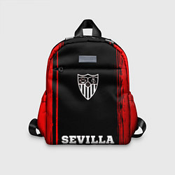 Детский рюкзак Sevilla - red gradient по-центру, цвет: 3D-принт