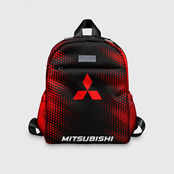 Детский рюкзак Mitsubishi - red gradient по-центру