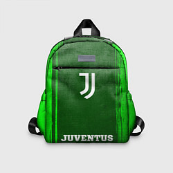 Детский рюкзак Juventus - green gradient по-центру, цвет: 3D-принт