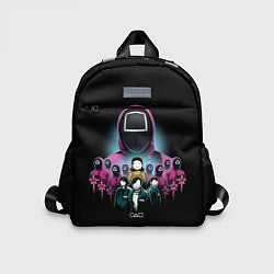 Детский рюкзак Персонажи в Sguid game, цвет: 3D-принт