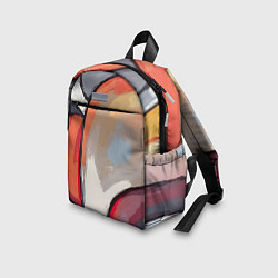 Детский рюкзак Абстракция с кругами, цвет: 3D-принт — фото 2