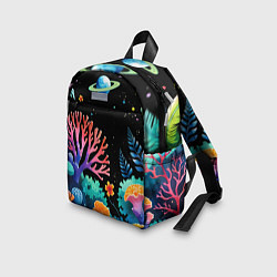 Детский рюкзак Космический подводный мир, цвет: 3D-принт — фото 2