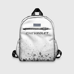 Детский рюкзак Chevrolet - white gradient посередине, цвет: 3D-принт