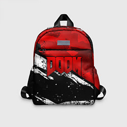 Детский рюкзак Дум - белый и красный