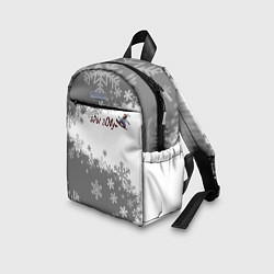 Детский рюкзак Горы зовут сноуборд серый, цвет: 3D-принт — фото 2