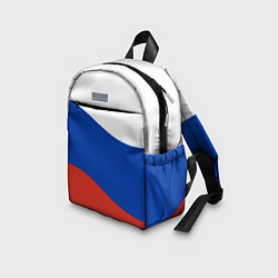 Детский рюкзак Флаг России волной, цвет: 3D-принт — фото 2