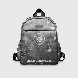 Детский рюкзак Manchester City - grey gradient по-центру, цвет: 3D-принт