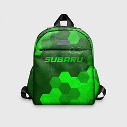 Детский рюкзак Subaru - green gradient посередине