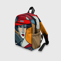 Детский рюкзак Дама с веером, цвет: 3D-принт — фото 2