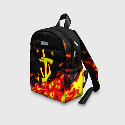 Детский рюкзак Doom огненное лого, цвет: 3D-принт — фото 2