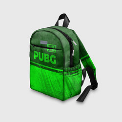 Детский рюкзак PUBG - green gradient посередине, цвет: 3D-принт — фото 2