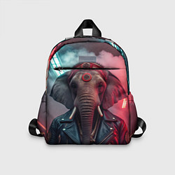 Детский рюкзак Cyberpunk elephant, цвет: 3D-принт