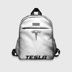 Детский рюкзак Tesla - white gradient по-центру, цвет: 3D-принт