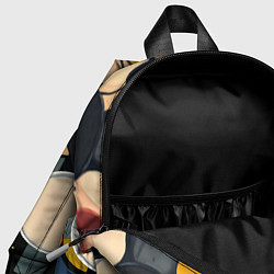 Детский рюкзак Абстракция с кругами и краской, цвет: 3D-принт — фото 2