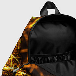 Детский рюкзак Текстура золотые нити, цвет: 3D-принт — фото 2